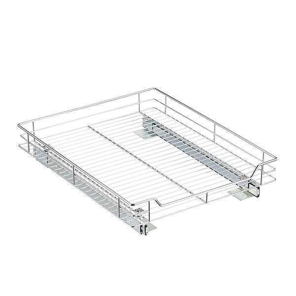 Chrome Roll-Out Cabinet Drawers