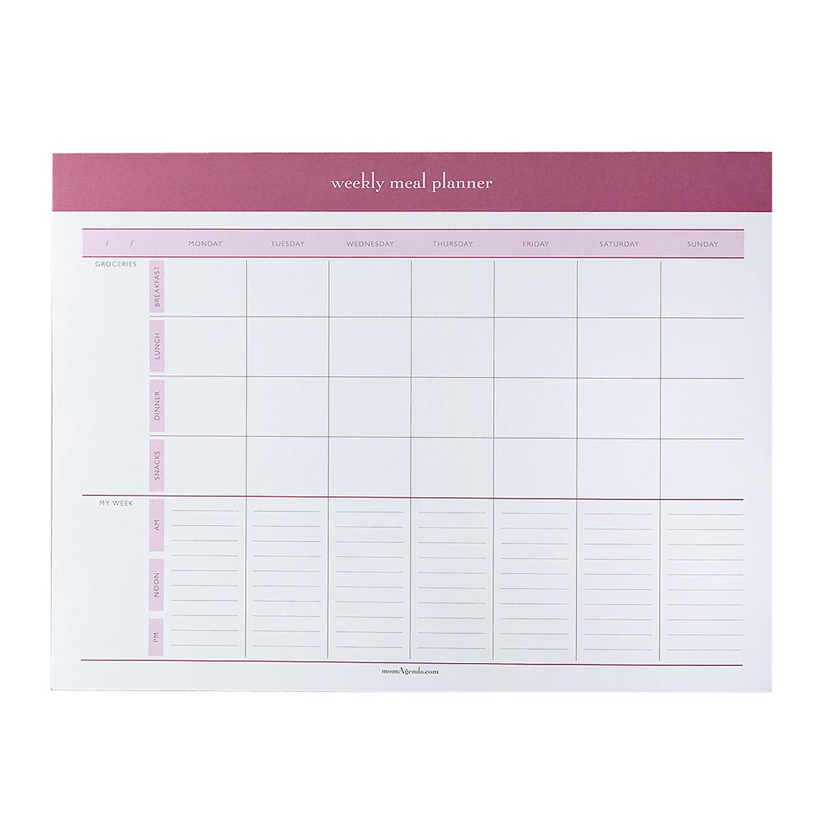 momAgenda Weekly Meal Planner Pad | The Container Store