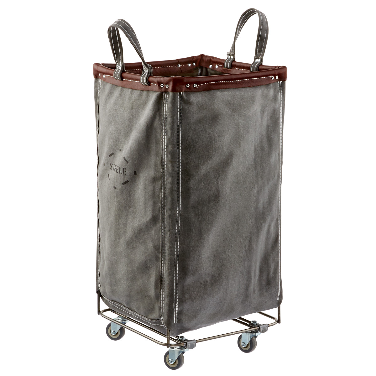 canvas laundry bolsa with grommets