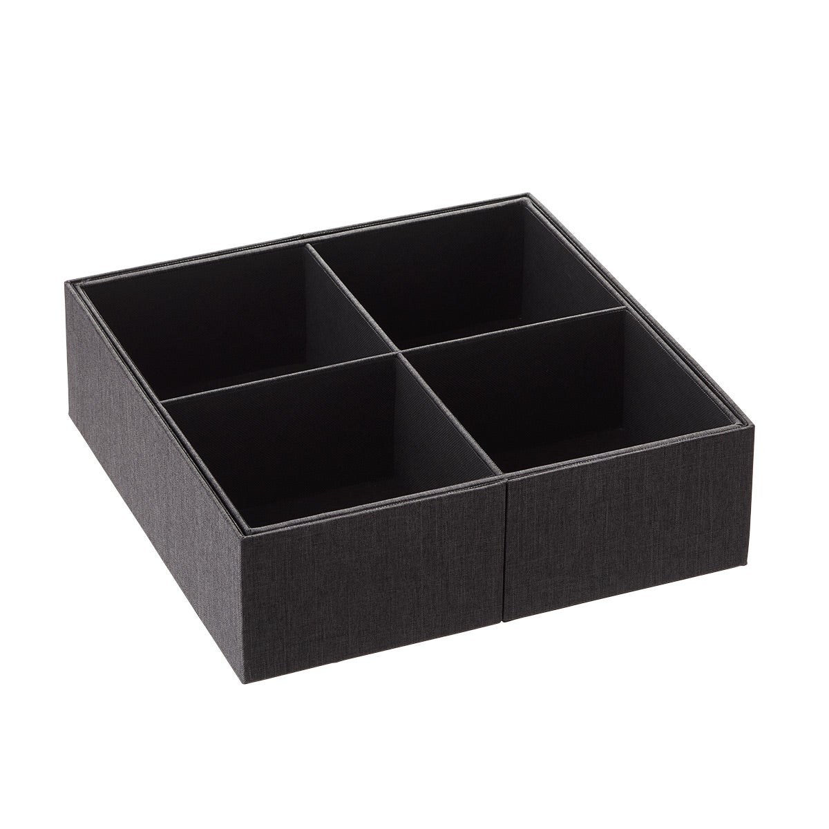 Cambridge 6-Section Expandable Drawer Organizer Black