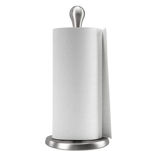 Nickel Tug Paper Towel Holder by Umbra