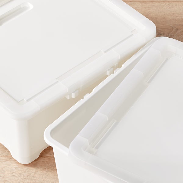 Short Picking Bin with Dual Open Lid The Container Store