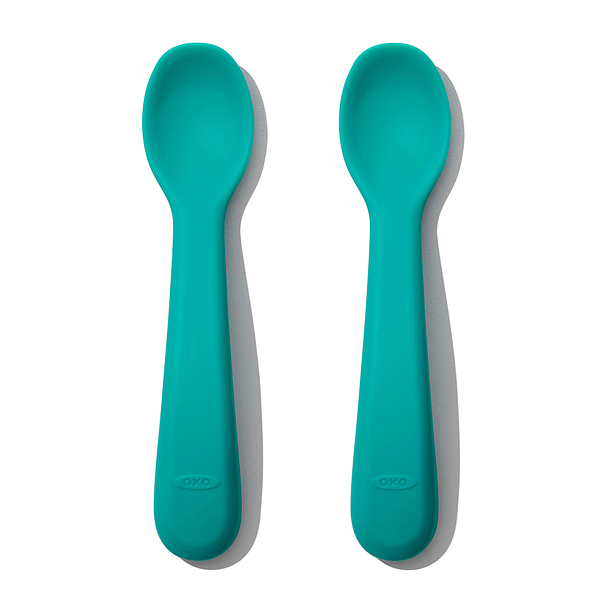 OXO Tot Fork & Spoon Set - Teal