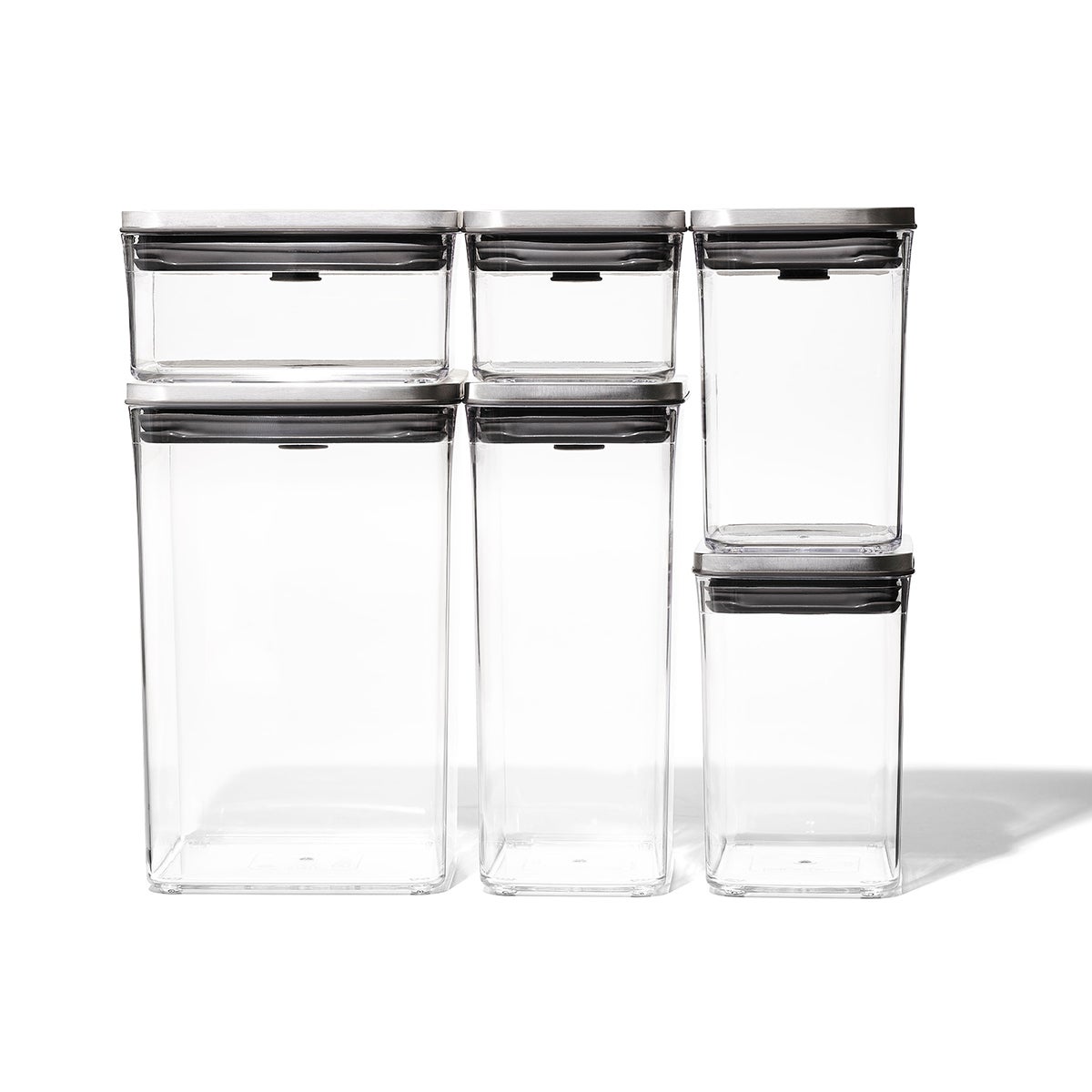 OXO Steel Pop Container Set of 6 The Container Store