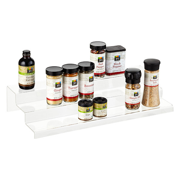 Acrylic Spice Rack- Suits Every Kitchen Style, 3 Shelf Set!