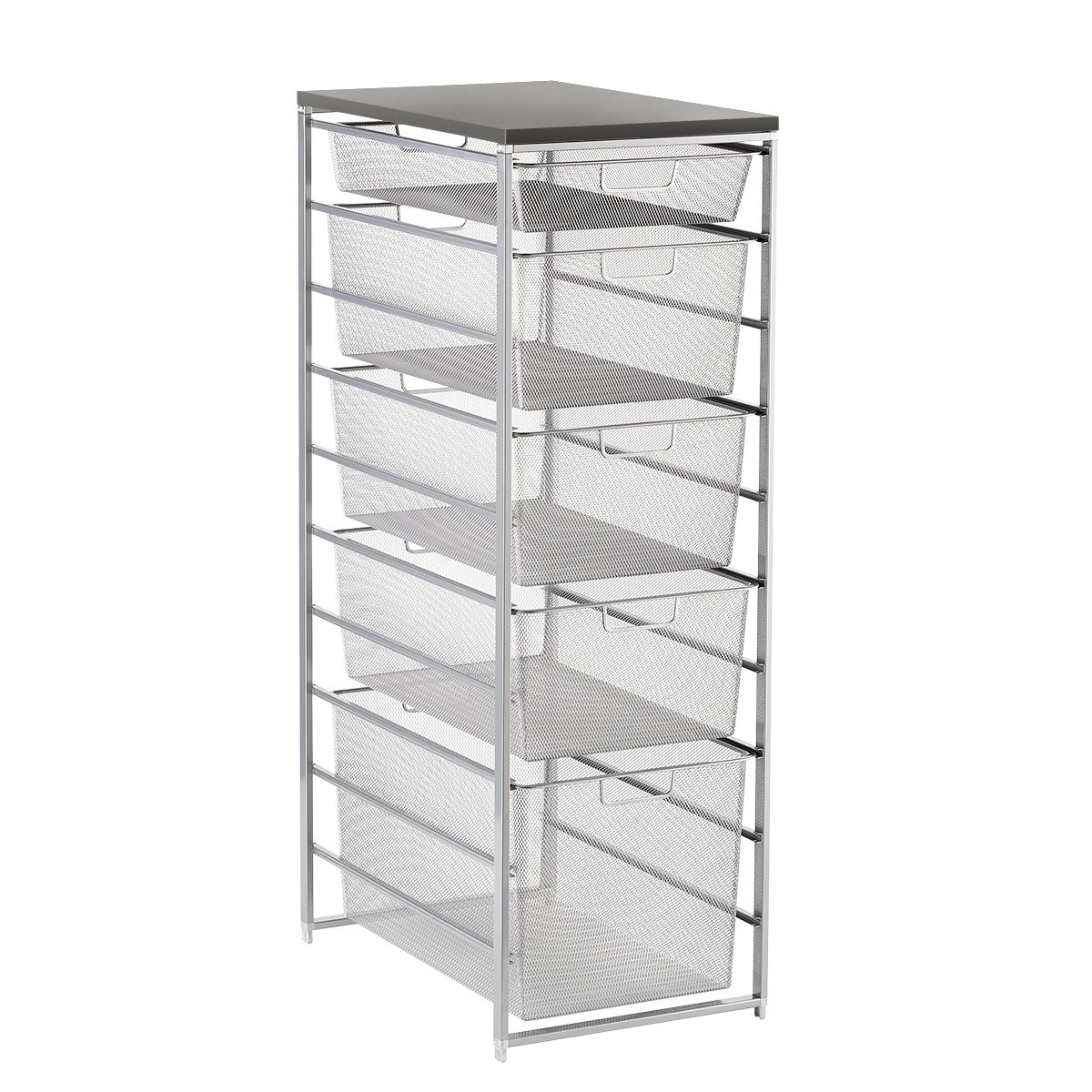 Narrow Mesh Dresser Platinum & Grey
