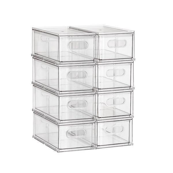 Container Store THE HOME EDIT Mini 2-Drawer Organizer Clear