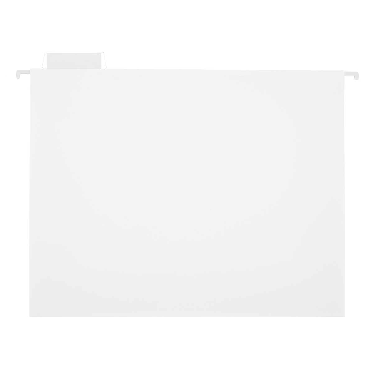 Letter-Size Hanging  File  Folder White Pkg/6