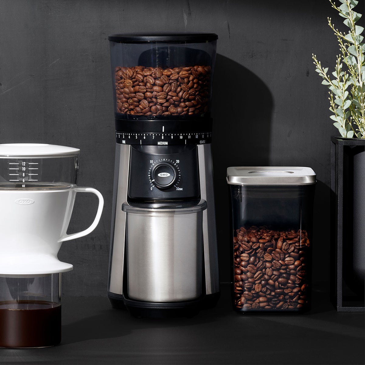 OXO Steel 1.7 qt. POP Coffee Canister 