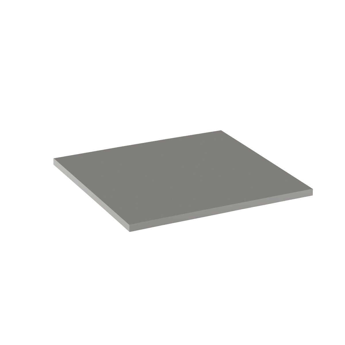 Elfa Classic 18" Medium Cabinet-Depth Melamine Top Grey
