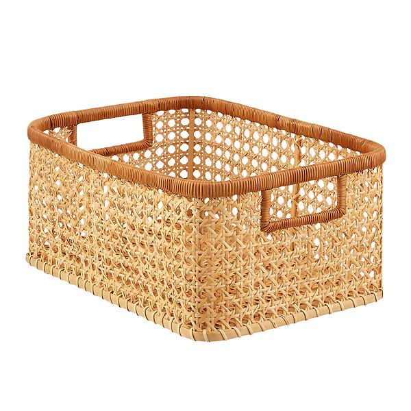 Albany Cane Rattan Bins - Small