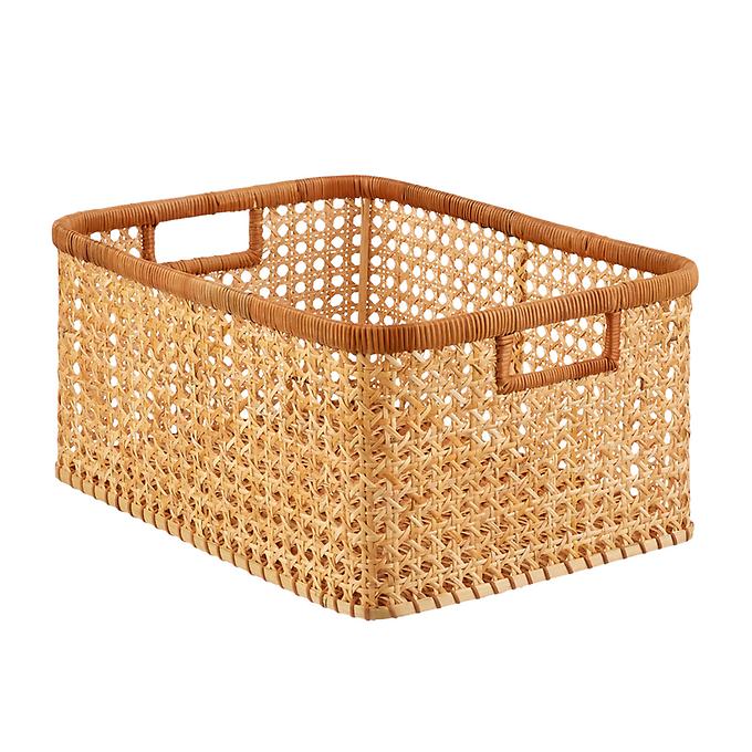 Albany Cane Rattan Bins