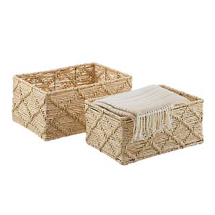 Natural Lined Makati Storage Baskets