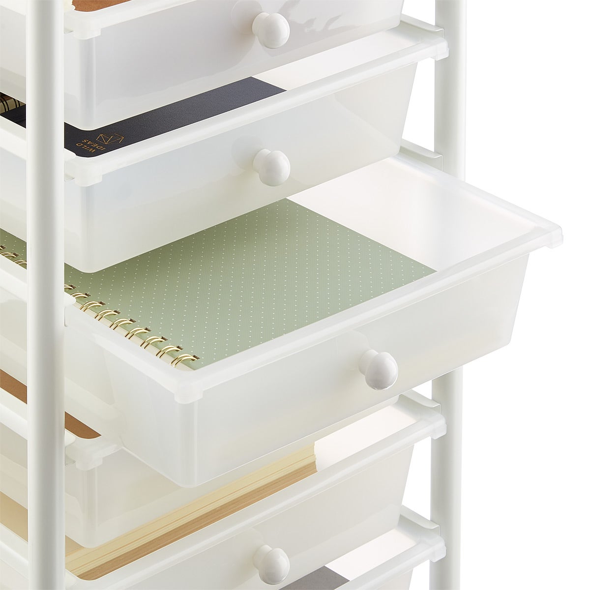 Translucent 10Drawer Rolling Cart The Container Store