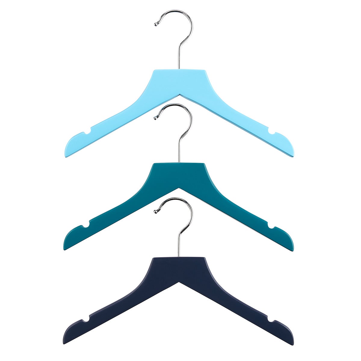 Kid's Colorful Wooden Hangers The Container Store