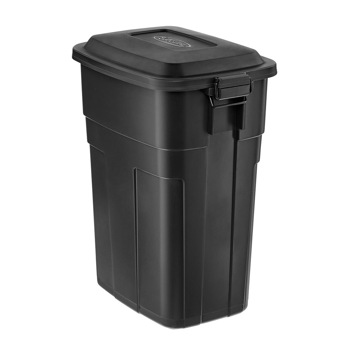 13 gal./50 ltr. Rectangular Lock-Lid Can Black