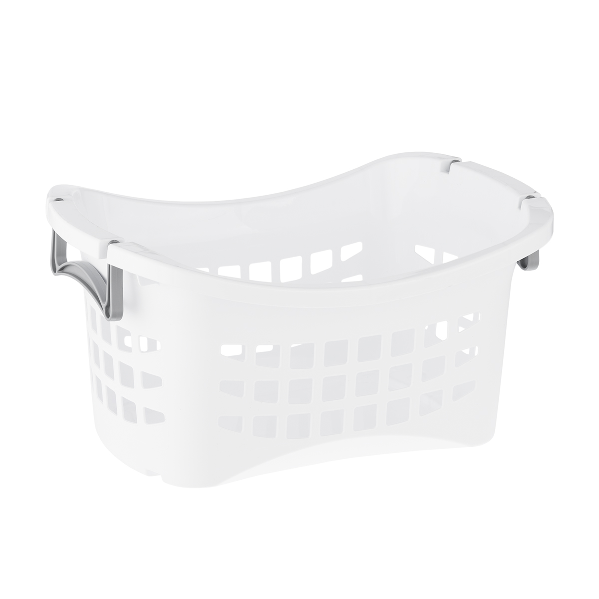 Sterilite Case of 6 Stacking Laundry Baskets White