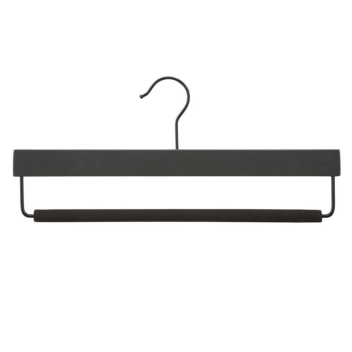 The Container Store Wooden Trouser Hanger with Foam Bar The Container Store
