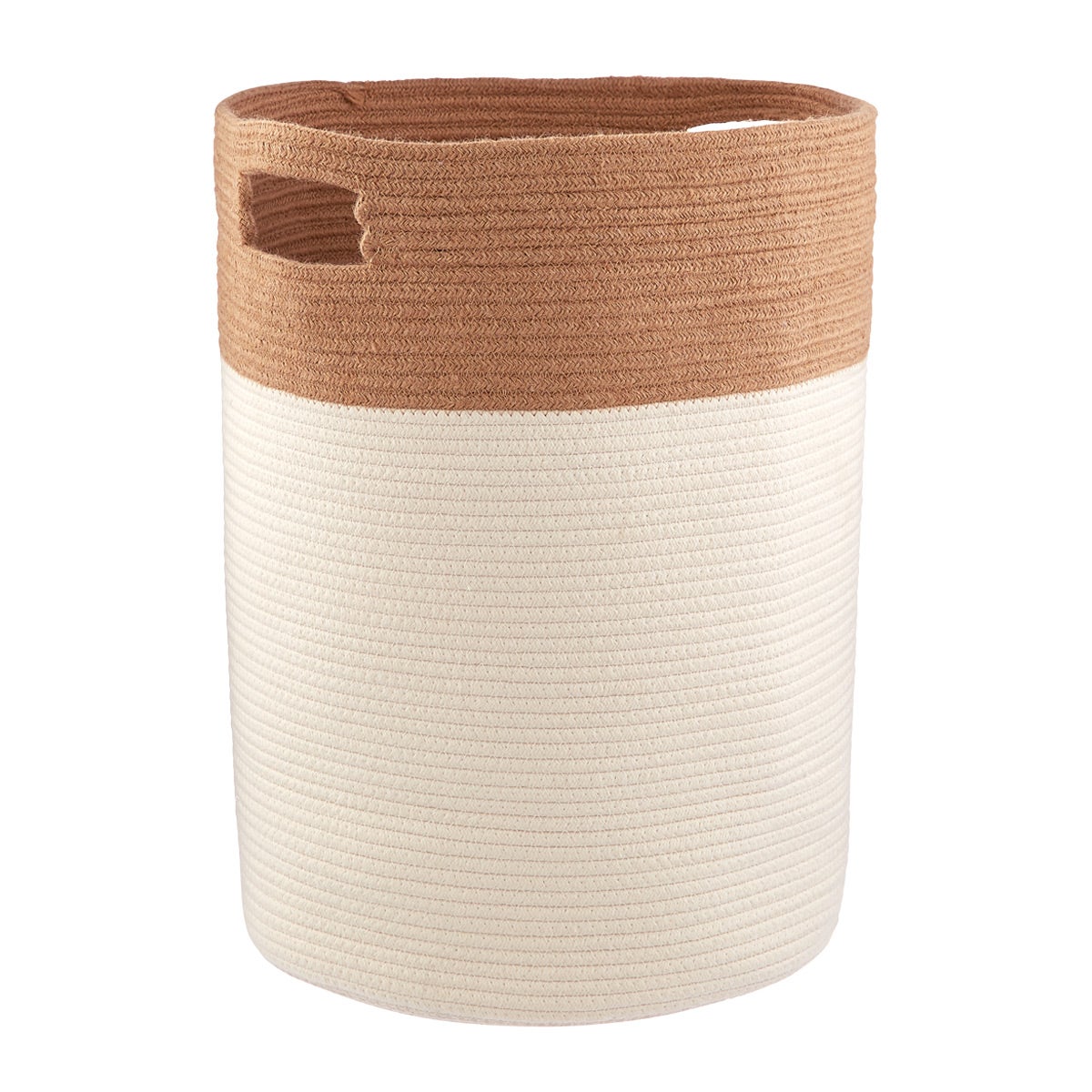 Jute & Cotton Rope Laundry Hamper The Container Store