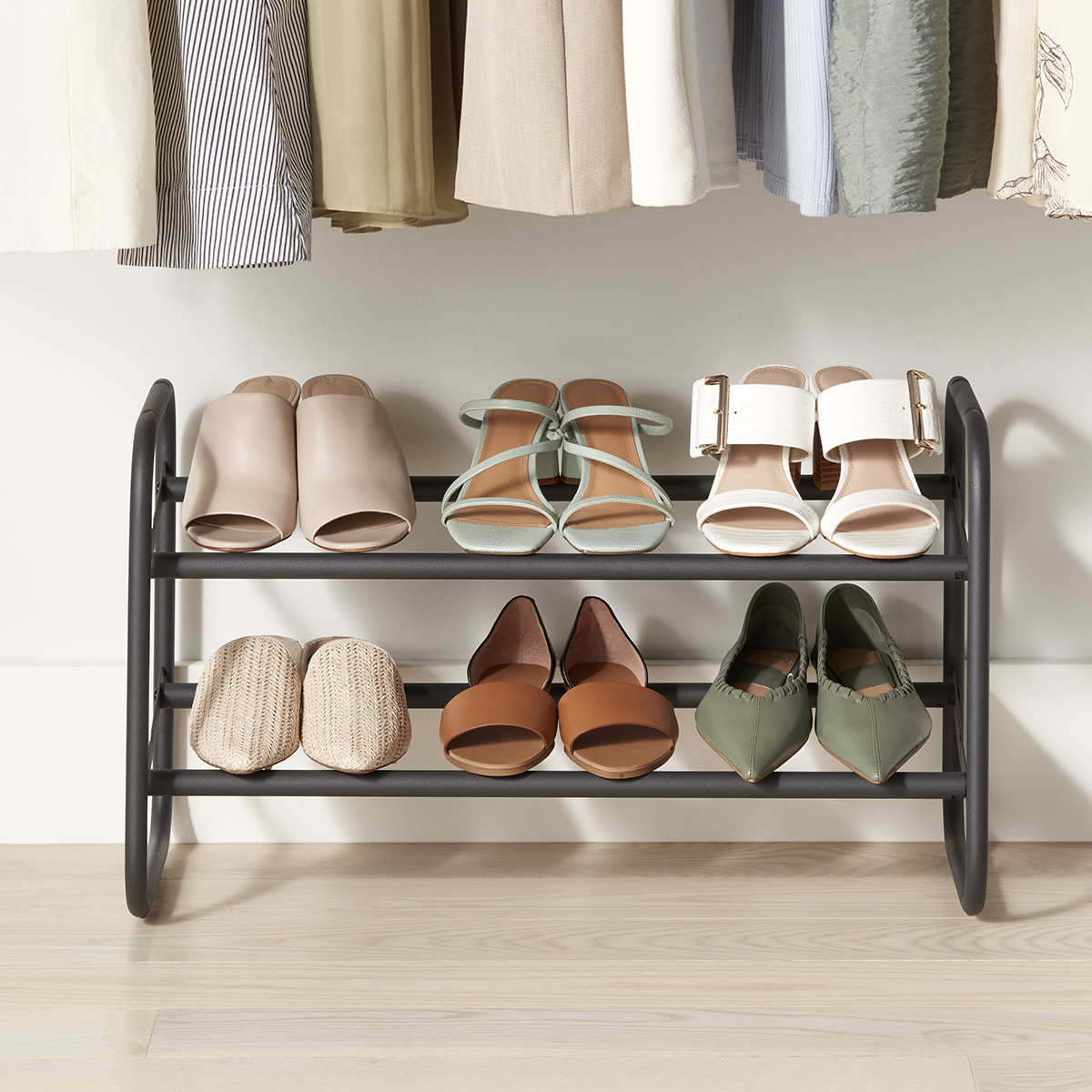 Container store elfa online shoe rack