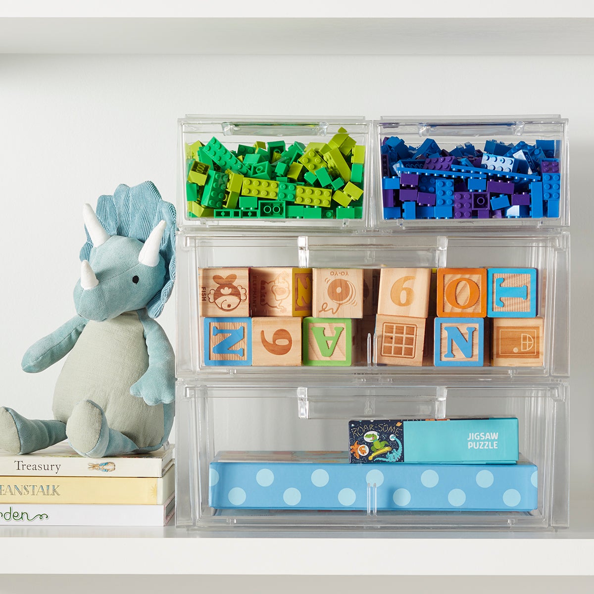 Clear Stackable Shirt & Accessory Drawer