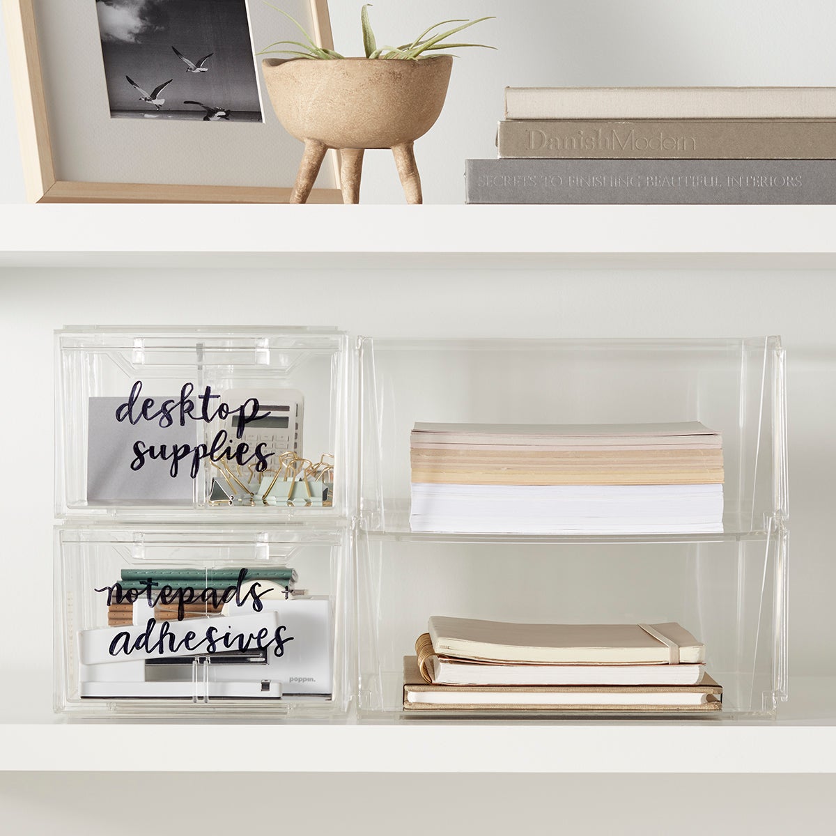 Premium Stackable Shirt & Sweater Bins