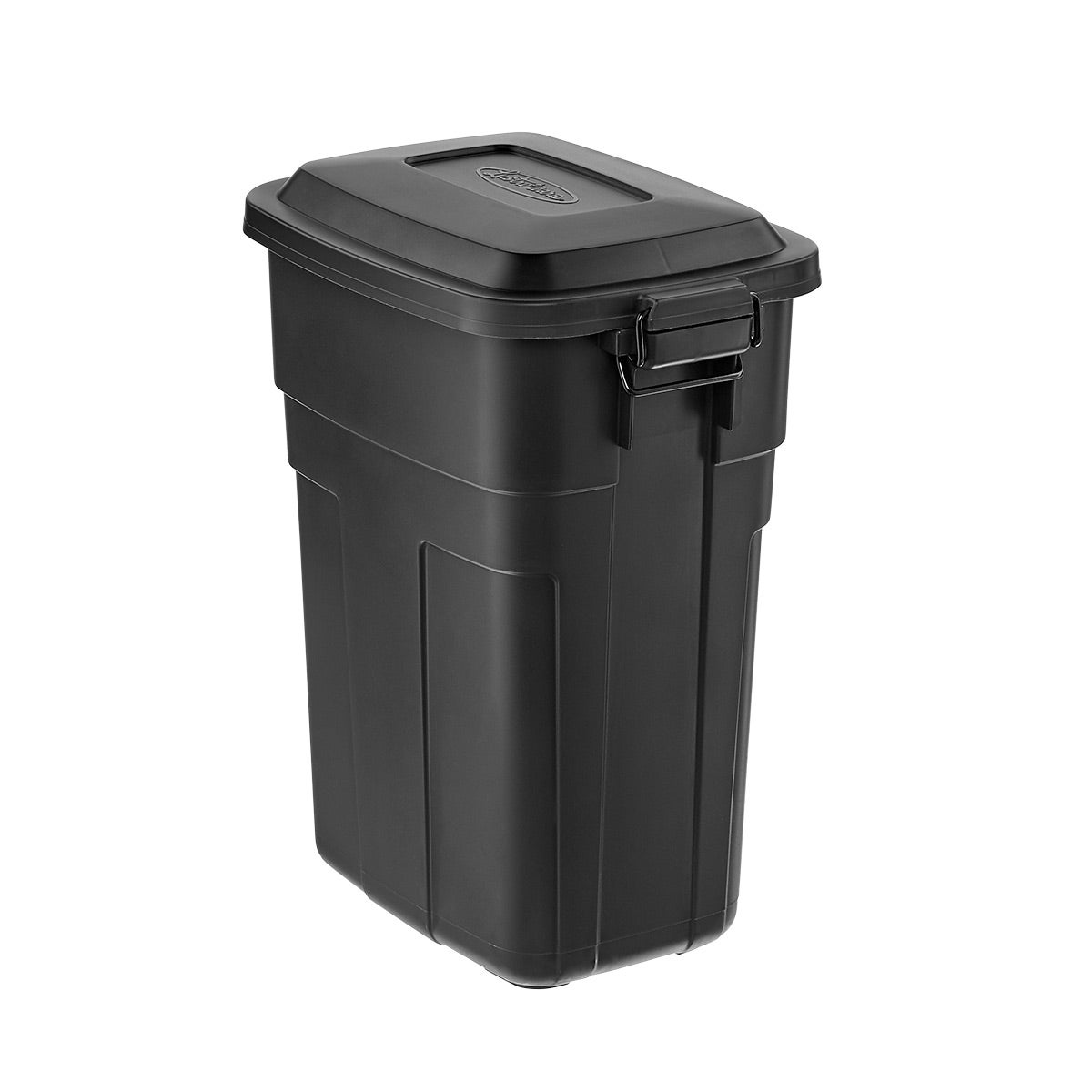 8 gal./30 ltr. Rectangular Plastic Lock-Lid Black