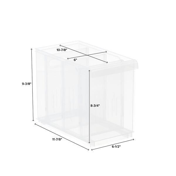 Clear Stackable Plastic Storage Bins | The Container Store