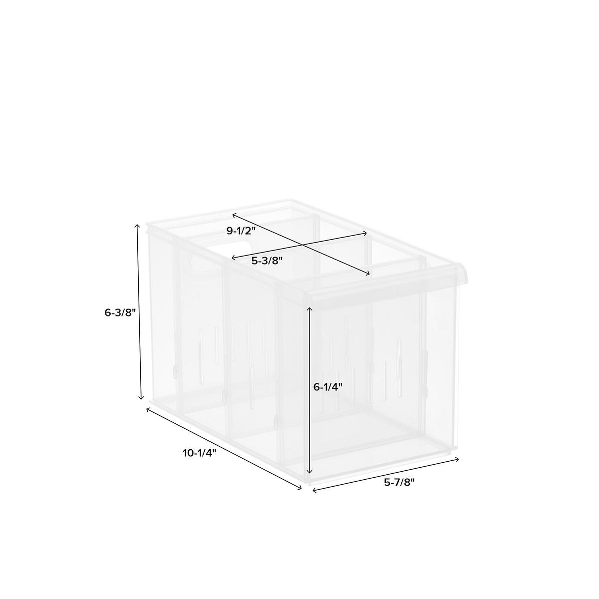 Clear Stackable Plastic Storage Bins The Container Store