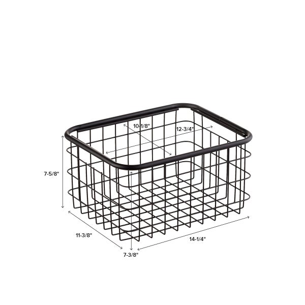 Urban Stacking Wire Baskets The Container Store