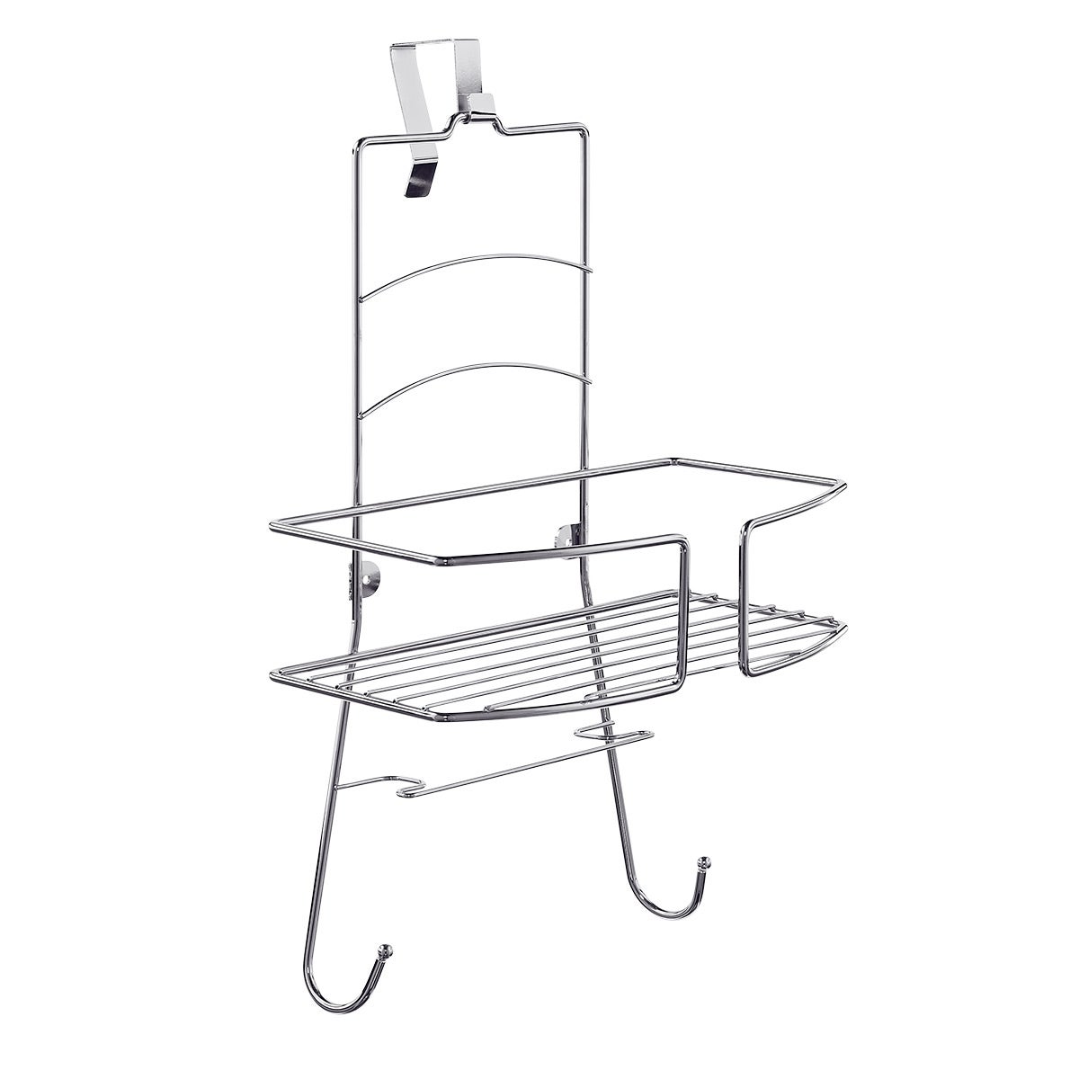 Over the Door Deluxe Chrome Ironing Board Holder The Container Store
