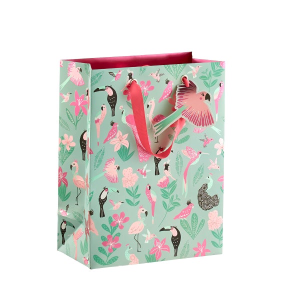 Large Botanicals & Exotic Birds Gift Bag