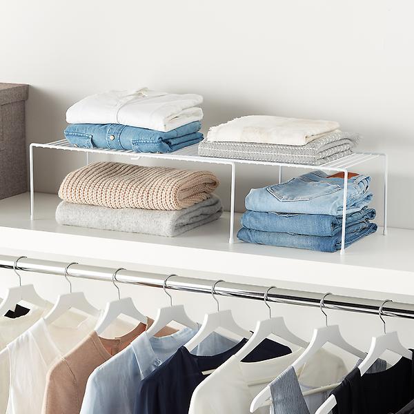 https://images.containerstore.com/catalogimages/413088/10077509_expandable_closet_shelf_whi.jpg?width=600&height=600&align=center