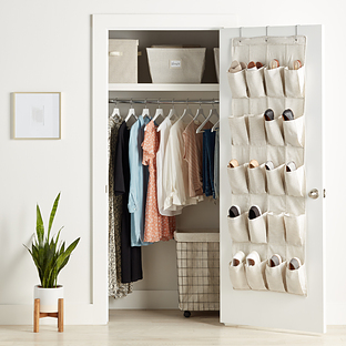 Lovotex Hanging Shoe Organizer For Closet 27 Pocket Storage