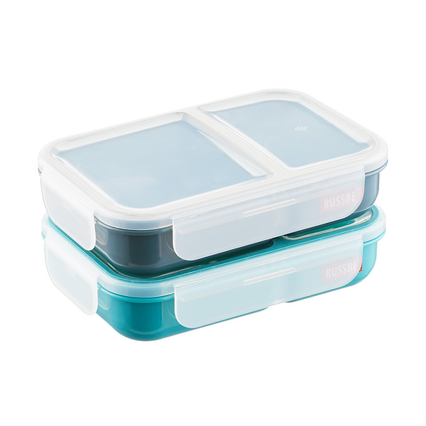 Clear Bento Box 4 Compartment with Lid