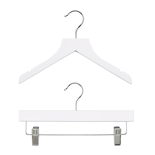 Baby solid wood hanger children's customized skirt clip pants clip