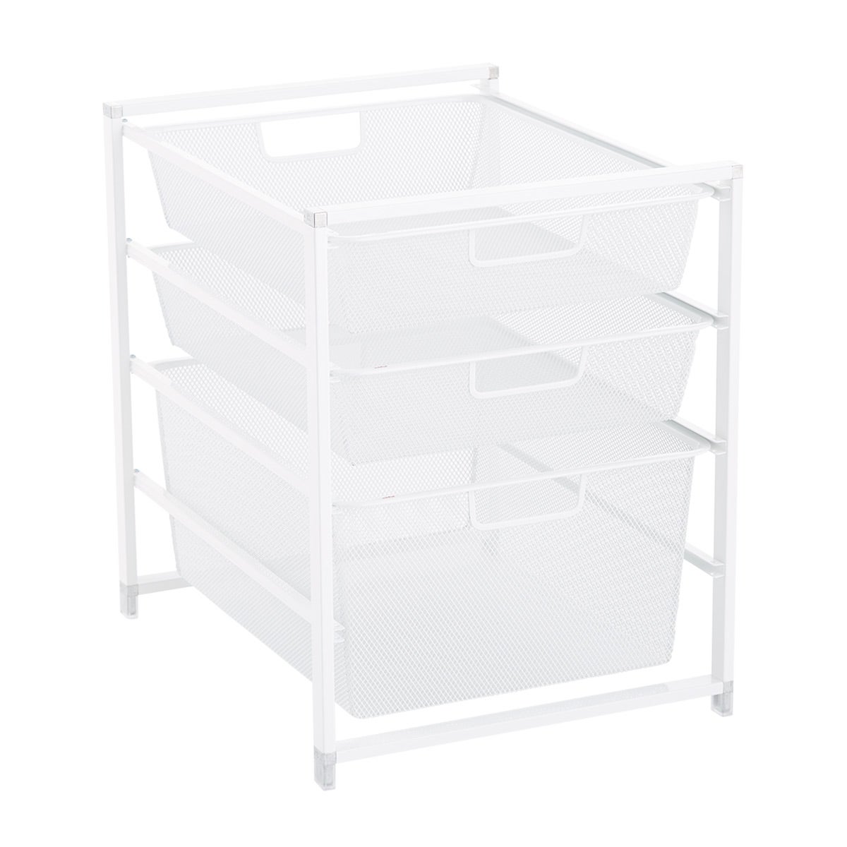 Elfa Narrow Cabinet Drawer Solution White
