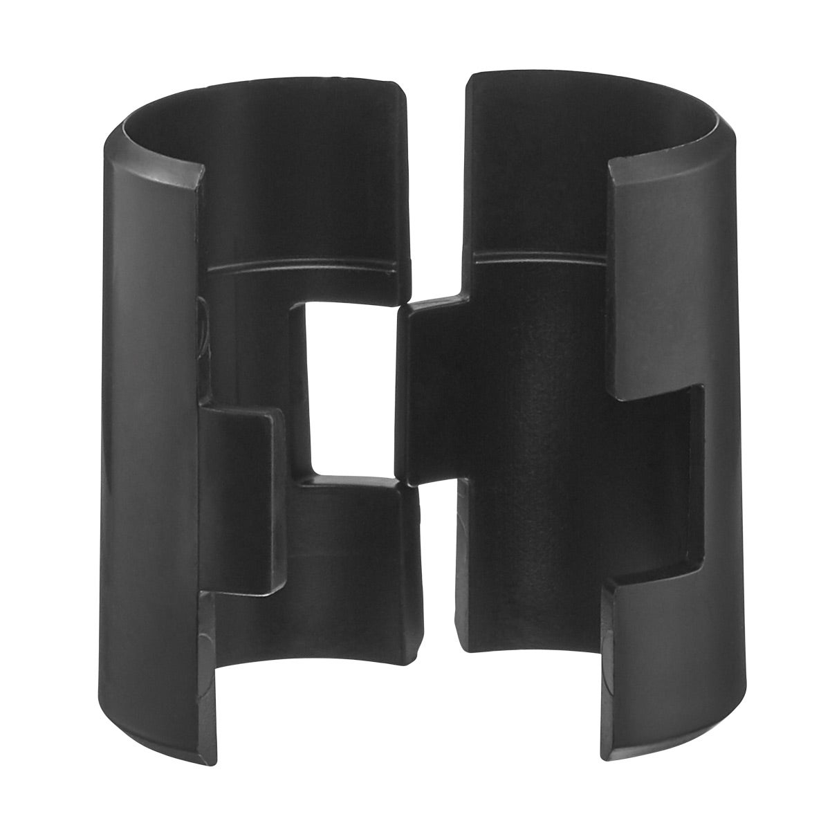 InterMetro Shelf Sleeve Replacements Black Pkg/4