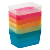 3-Tier Cart Multicolor Organizer Trays