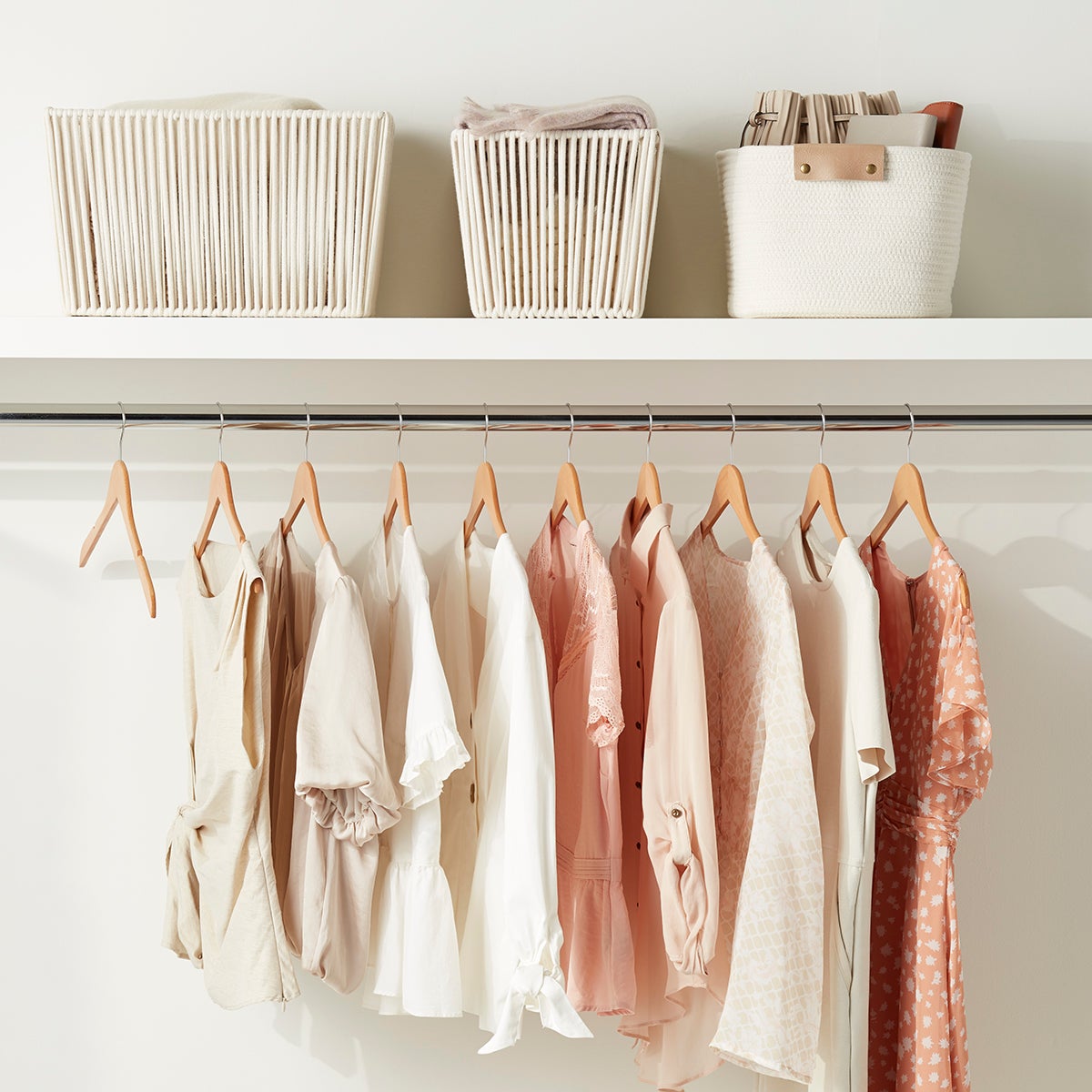 Cotton Rope Bin with Snap Handle The Container Store