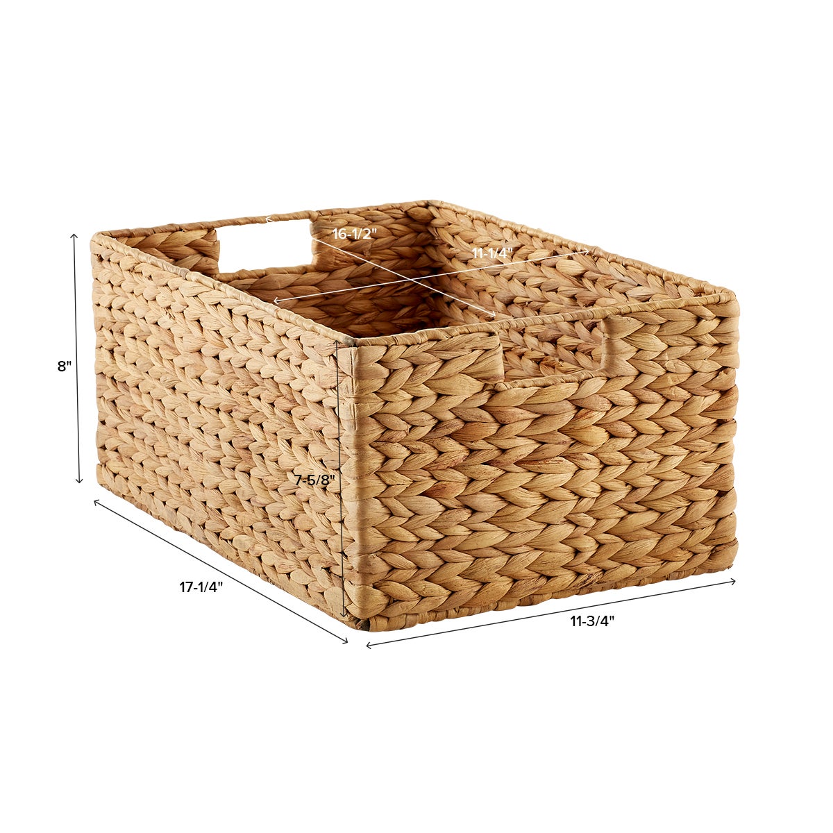 Water Hyacinth Storage Bins with Handles