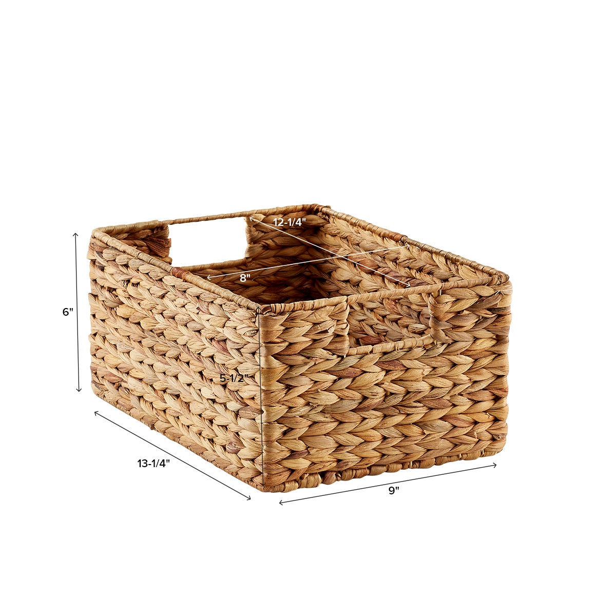 Water Hyacinth Storage Bins with Handles