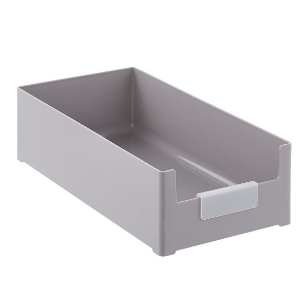 Like-it Grey Modular Drawer Organizers | The Container Store
