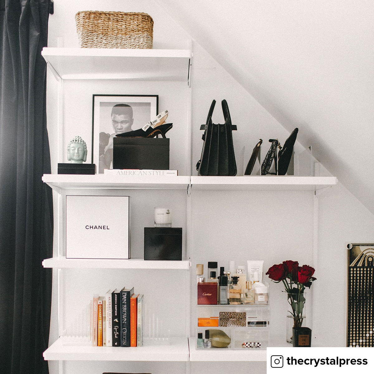 Acrylic 4Section Purse Storage Organizer The Container Store