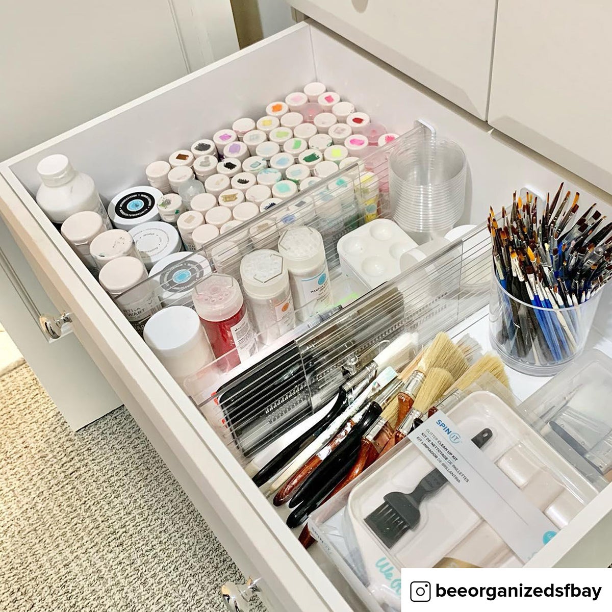 iDesign Linus Adjustable Deep Drawer Dividers The Container Store