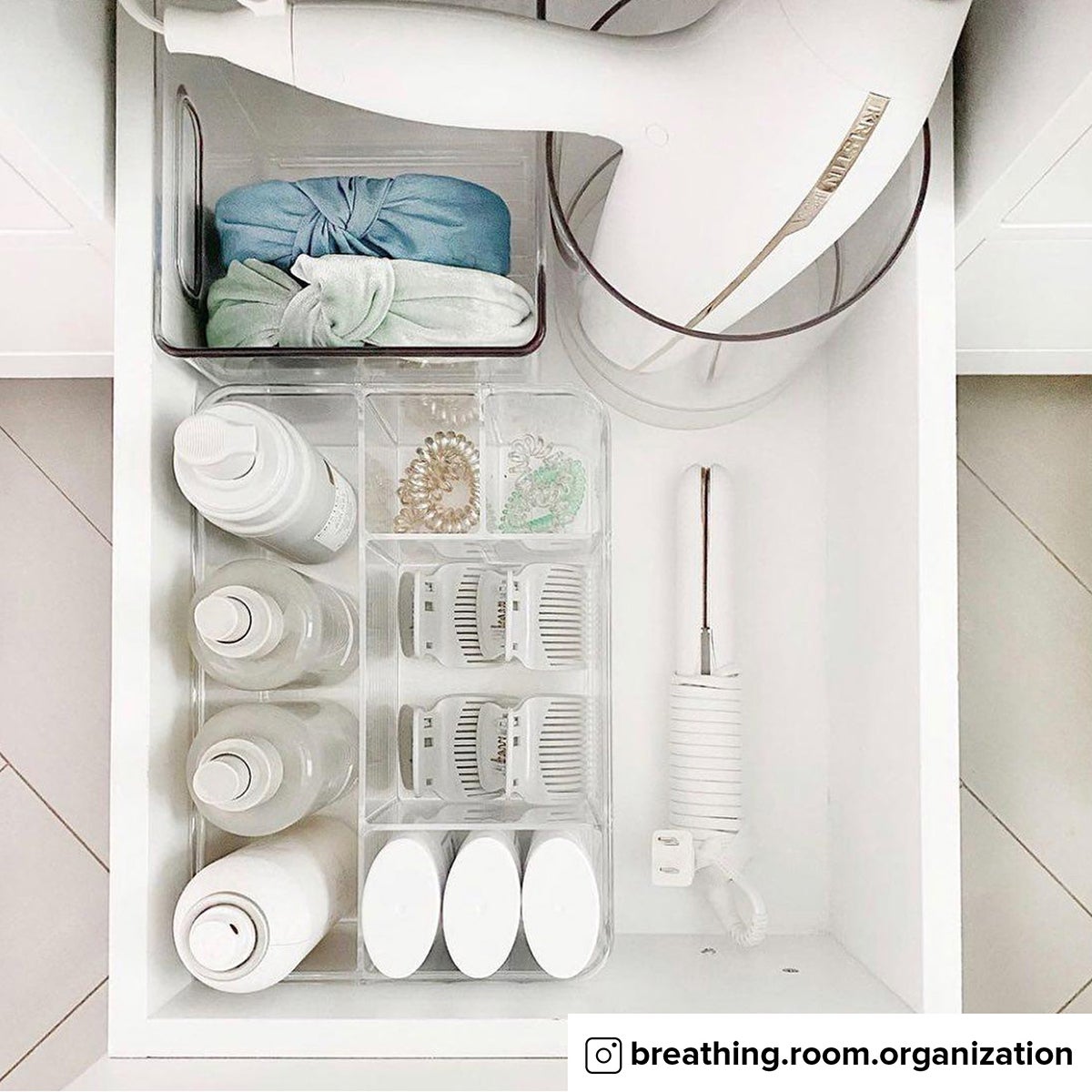 Acrylic Hair Care Organizer