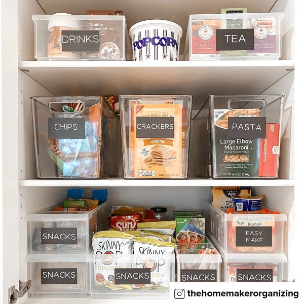 iDesign Linus Kitchen Bins The Container Store