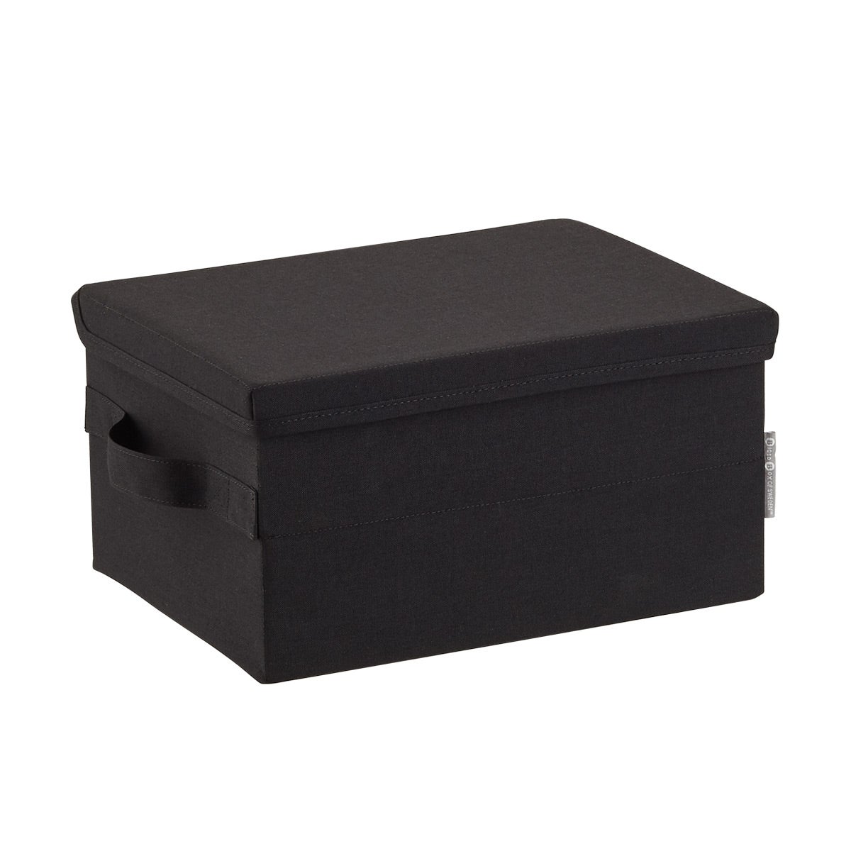 Bigso Black Soft Storage Boxes with Handles The Container Store