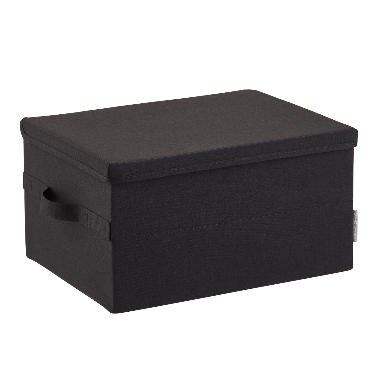 Bigso Large Fabric Storage Box Black