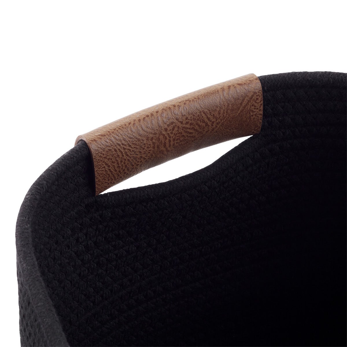 Cotton Rope Bin with Snap Handle The Container Store